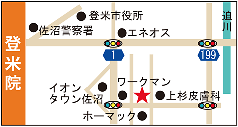 登米巻き爪の地図